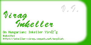 virag inkeller business card